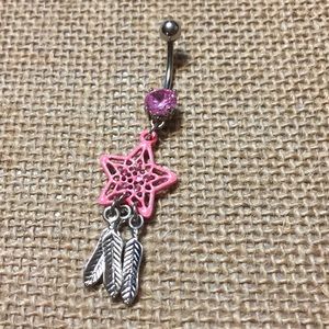Dreamcatcher belly ring